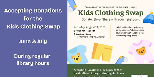 Kids Clothing Swap\ud83d\udc56Donations accepted June & July