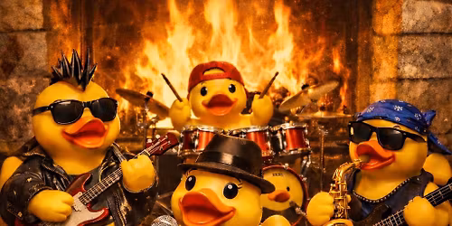 Mason Jar with Rubber Duckie Riot!