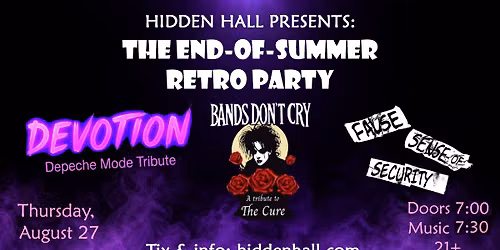 End-of-Summer Retro Party!