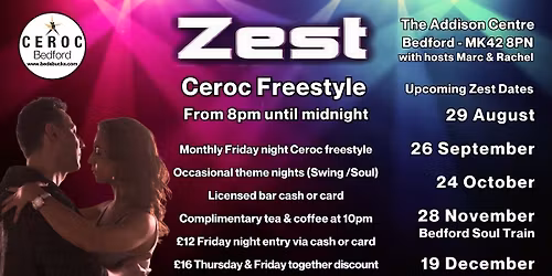 Zest Freestyle - Friday 19 December