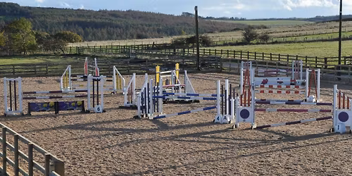 Jumping Clinic with Ashley Suddes using FULL SJ COURSE