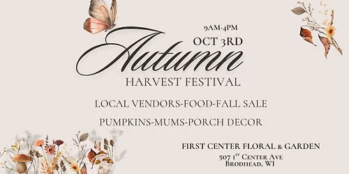 Autumn Harvest Festival Maker's Market and Fall Sale