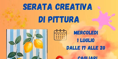 Workshop di pittura con aperitivo! — Via Pergolesi 17, Cagliari, Sardegna