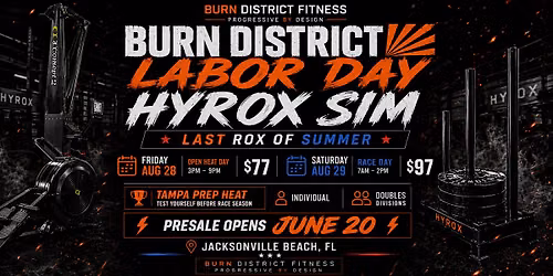 Burn District Labor Day HYROX Sim