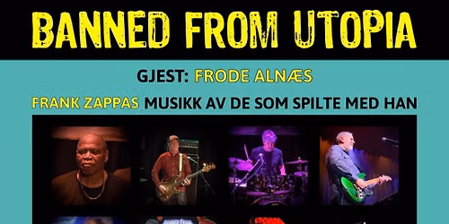 NY DATO: 23.10.2026! Banned From Utopia + Frode Aln\u00e6s \/\/ Cosmopolite