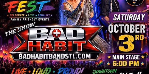 Bad Habit show returns to Pride Fest Downtown Belleville, IL