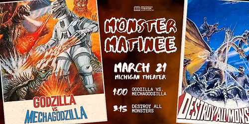 MARCH MONSTER MATINEE - Double Feature!