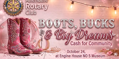 Cash for Community ~ Boots, Bucks & Big Dreams