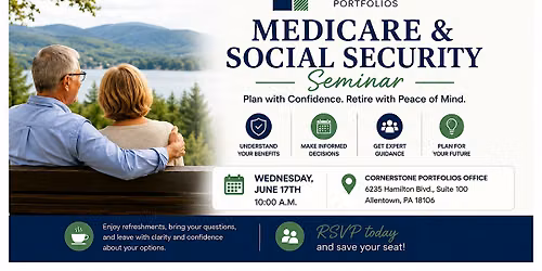 Mastering Social Security & Medicare Seminar (10:00 A.M.)