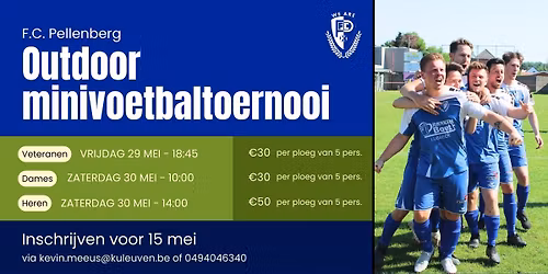 Outdoor minivoetbaltoernooi - F.C. Pellenberg