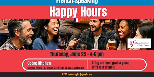 French-speaking Happy Hour