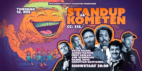 Standup p\u00e5 Kometen - Julelattergaranti i Drammen