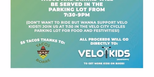 TNR Parking Lot Party - to benefit Velo Kids