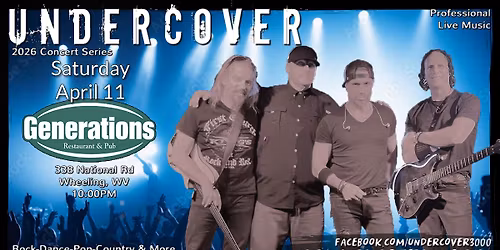 UNDERCOVER at Generations - 04.11.2026 (10PM)