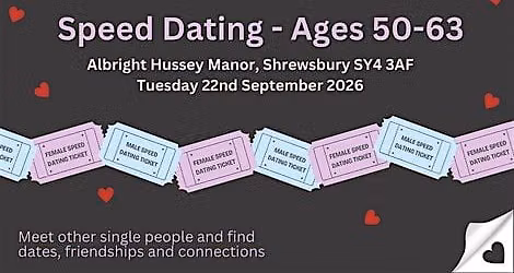 Speed Dating (50-63 year olds)