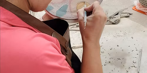 Sgraffito plate workshop