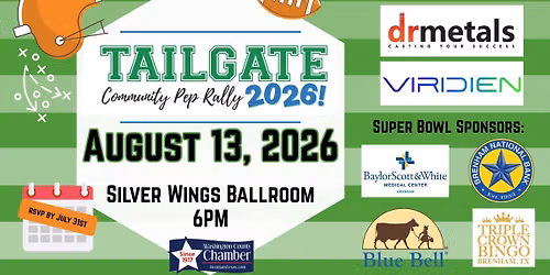 Tailgate 2026 and Community Pep Rally
