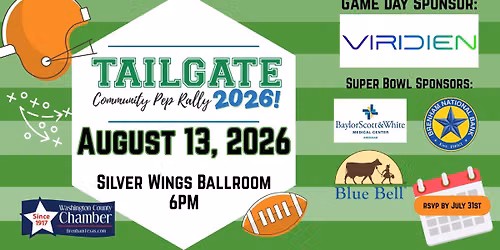 Tailgate 2026 and Community Pep Rally