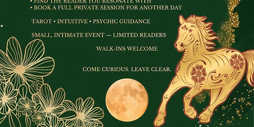 \ud83c\udf19 Blue Moon Fire Horse Edition Psychic Fair \u2013 May 30th \u2728