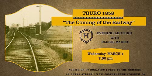 "Truro 1958: The Coming of the Railway" Lecture