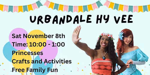 Princesses at Hy Vee (Urbandale) 