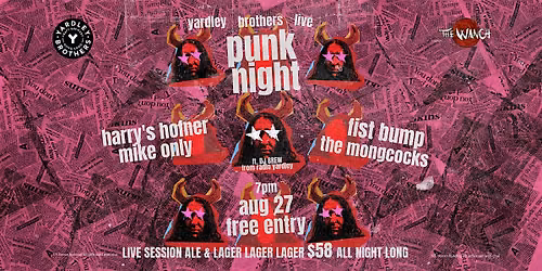 Punk Night!! - Yardley Brothers Live at The Wanch