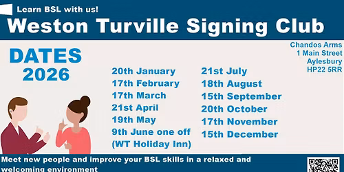 Weston Turville Signing Pub (One off location in Holiday Inn WT)