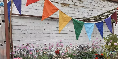 Peace blanket knitting
