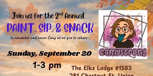 Camystrong Paint, Sip & Snack