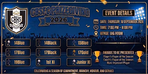 CBHS FC Prizegiving 