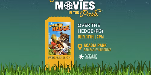 \ud83c\udfac Summer Movie in the Park: Over the Hedge
