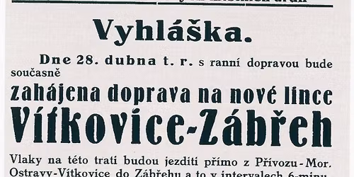 GRAND vych\u00e1zka: Po stop\u00e1ch zanikl\u00e9 tramvajov\u00e9 dr\u00e1hy V\u00edtkovice \u2013 B\u011blsk\u00fd les