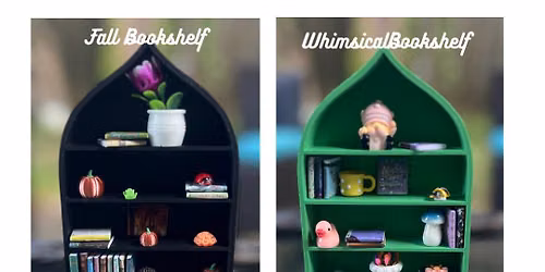 SOLD OUT* DIY 3D mini bookshelf workshop 