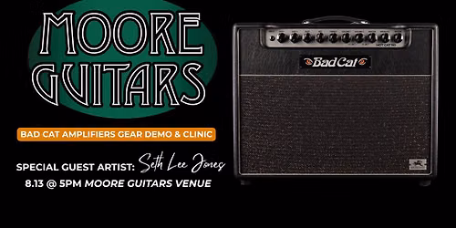 Moore Guitars Welcomes Bad Cat Amplifiers!