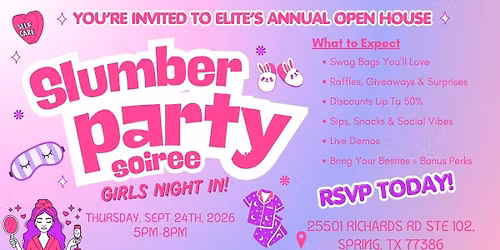 Elite's Slumber Party Soiree 