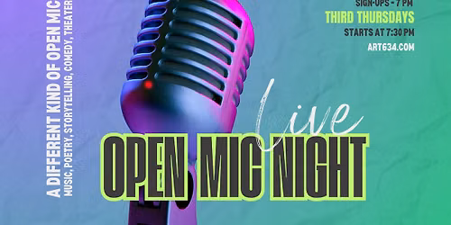 Open Mic Night - Every Third Thursday