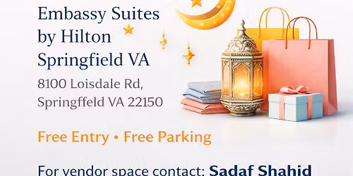 Eid Ul Adha Shopping Spree Springfield VA(May 24th,2026)