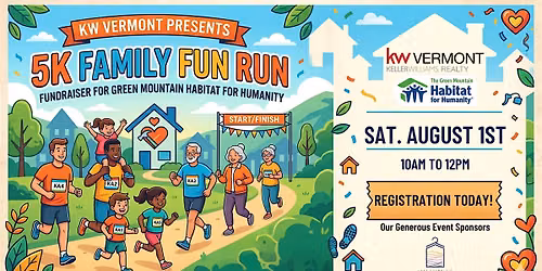 KW Fun Run\/Walk 5K to benefit Green Mountain Habitat for Humanity