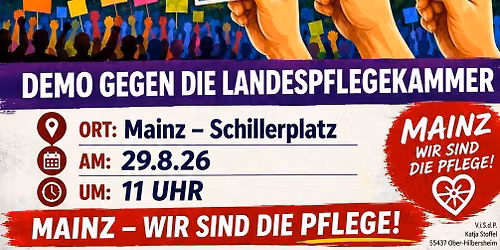 Demo gegen die Landespflegekammer Rheinland-Pfalz