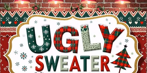 Ugly Christmas sweater party