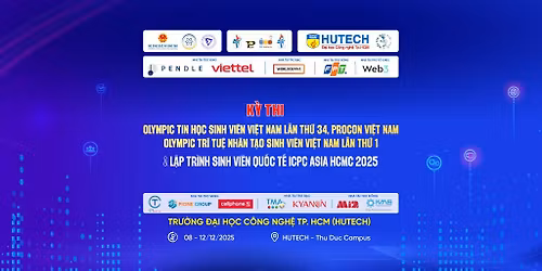 K\u1ef3 thi OLP\u201925, OlpAI\u201925, Procon\u201925 v\u00e0 ICPC Asia HCMC 2025