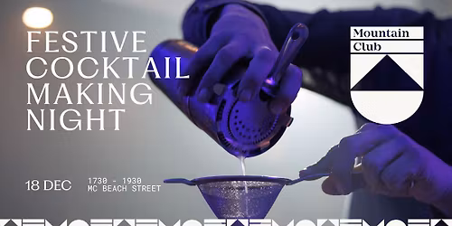 Festive Cocktail Making Night x Cardrona Distillery