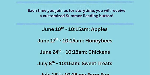 Summer Storytime