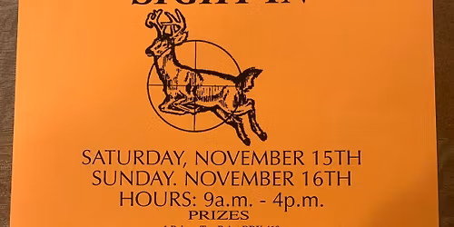 2025 Deer Gun Sight-In