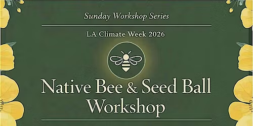Native Pollinator & Seed Ball Workshop