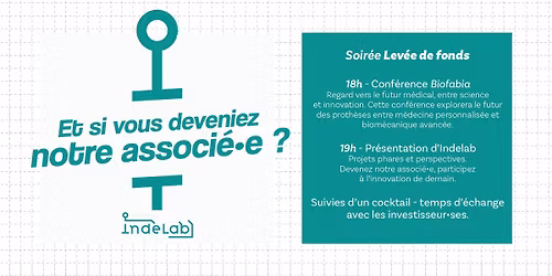 Et si vous deveniez notre associ\u00e9.e ? - Soir\u00e9e Lev\u00e9e de fonds 