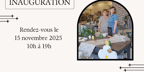 Inauguration de la nouvelle boutique - 15 novembre \ud83c\udf80