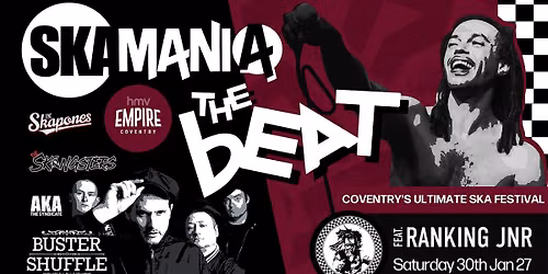 SKAMANIA FESTIVAL 2027\/\/ THE bEAT, BUSTER SHUFFLE & MORE