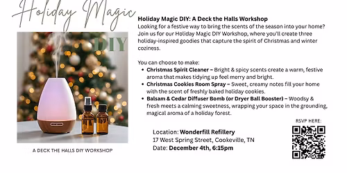 Holiday Magic DIY: A Deck the Halls Workshop