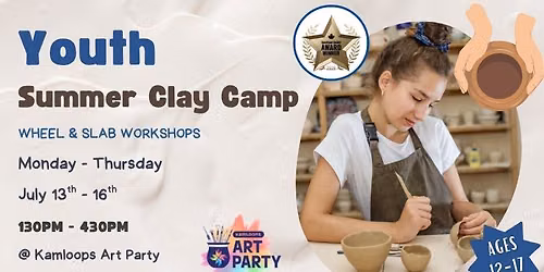 Youth - Summer Clay Camp (July 13 - 16) 